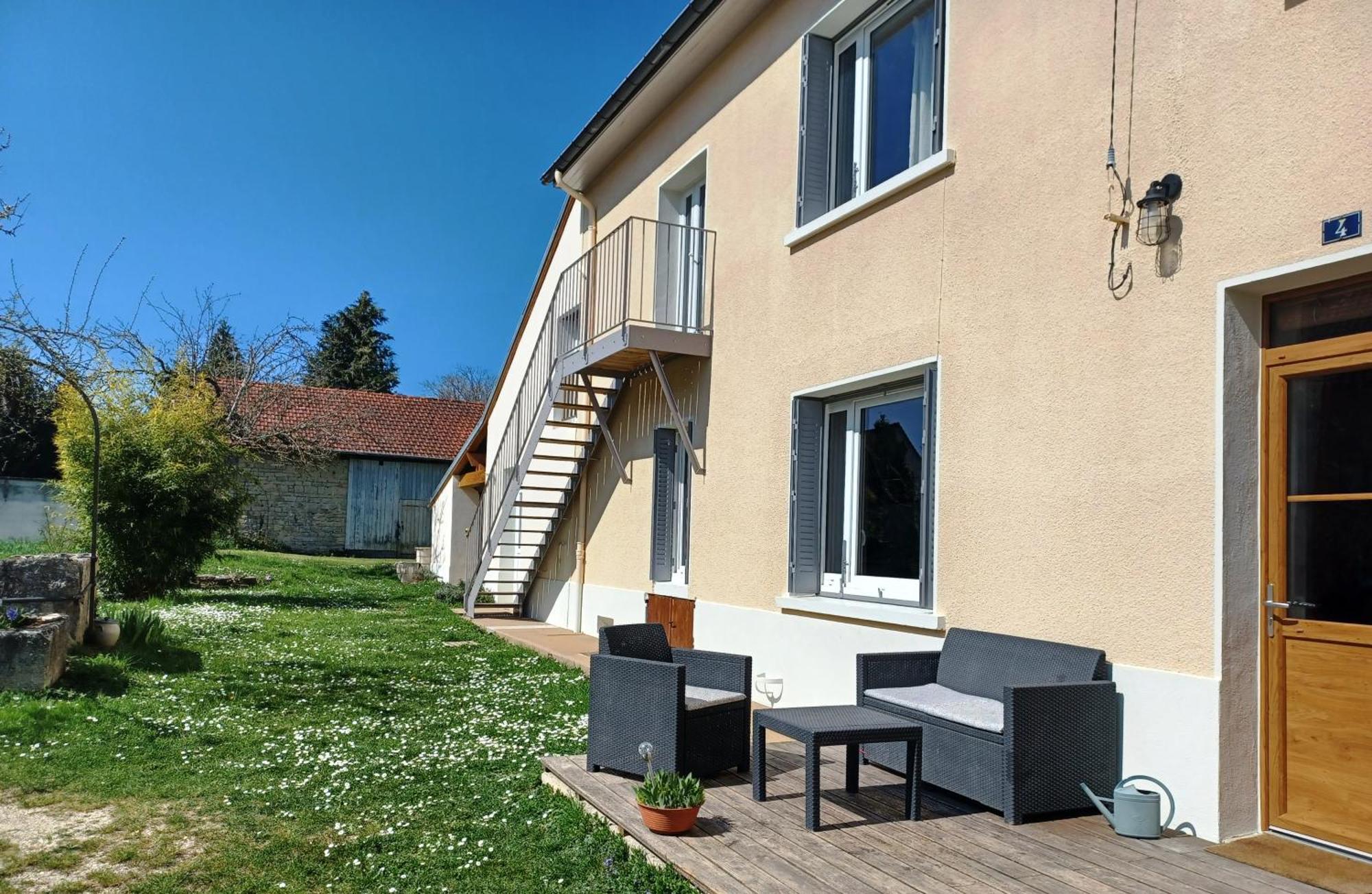 2 chambres privées au calme à la Maison des Bambous Digione Esterno foto